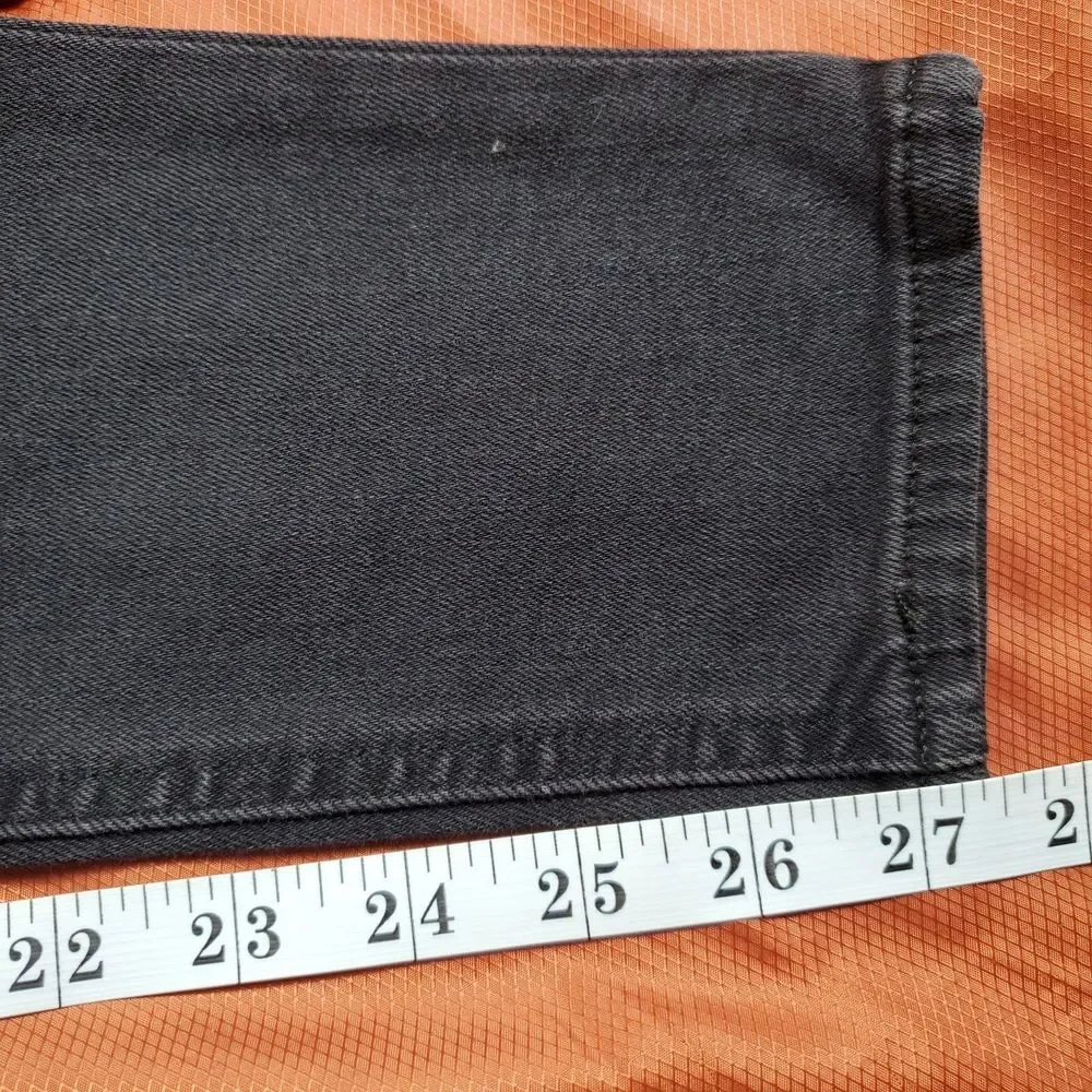 Rag & Bone Womens Nina Black High Rise Velvet Skinny Pants Jeans Size 26‎